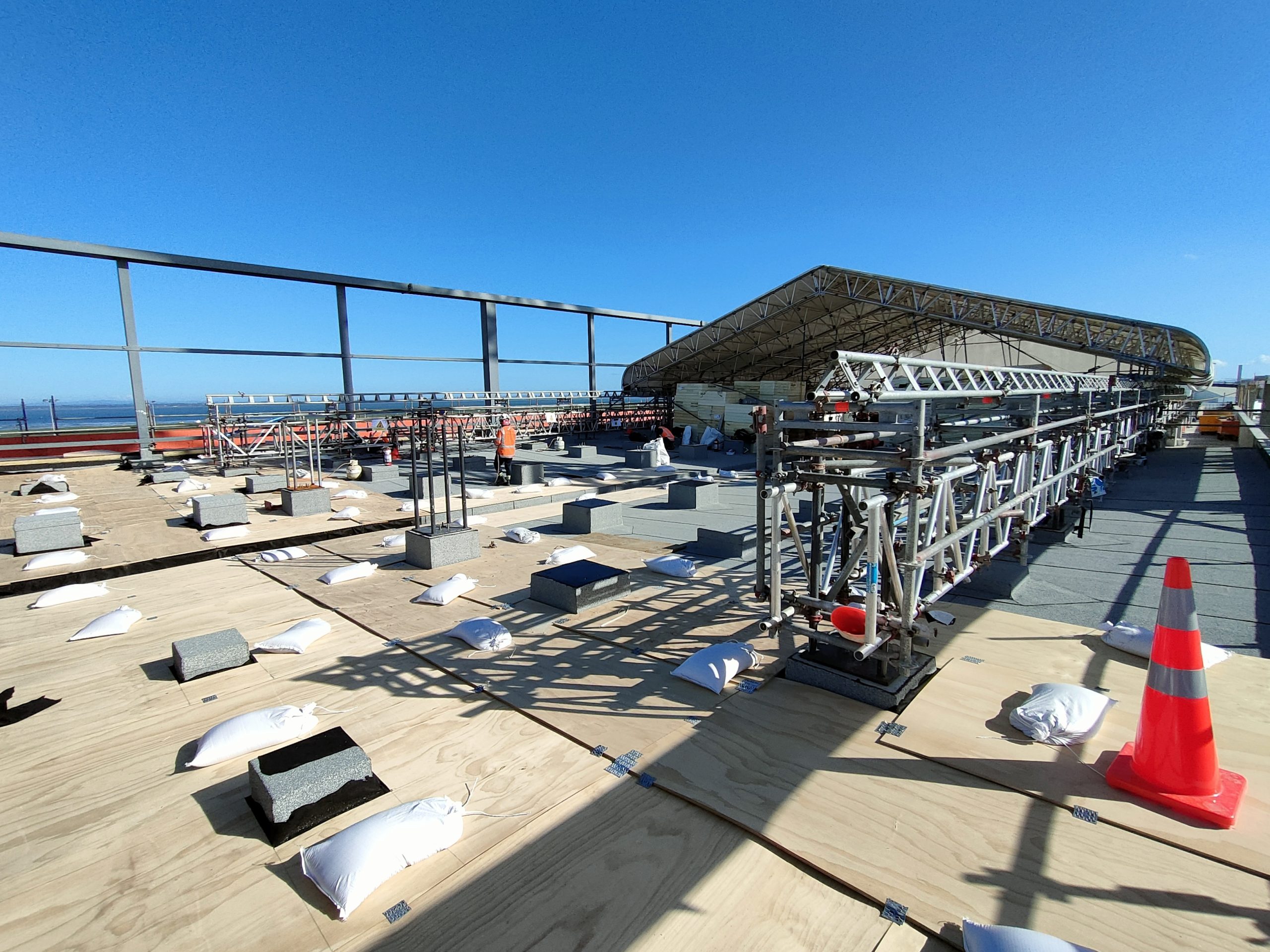Auckland Airport East Terminal Expansion construction site